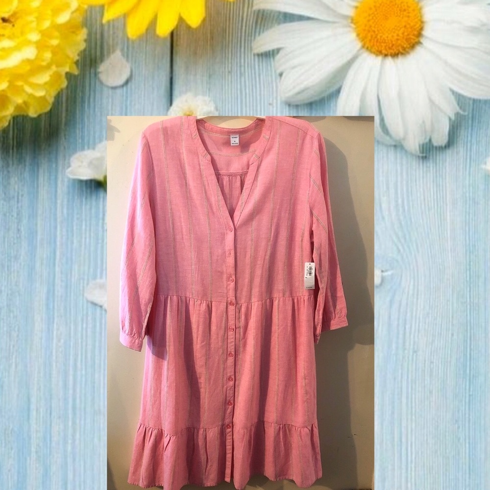 ❌❌❌❌❌SOLD❌❌❌❌❌Old navy xl long sleeve pink dress